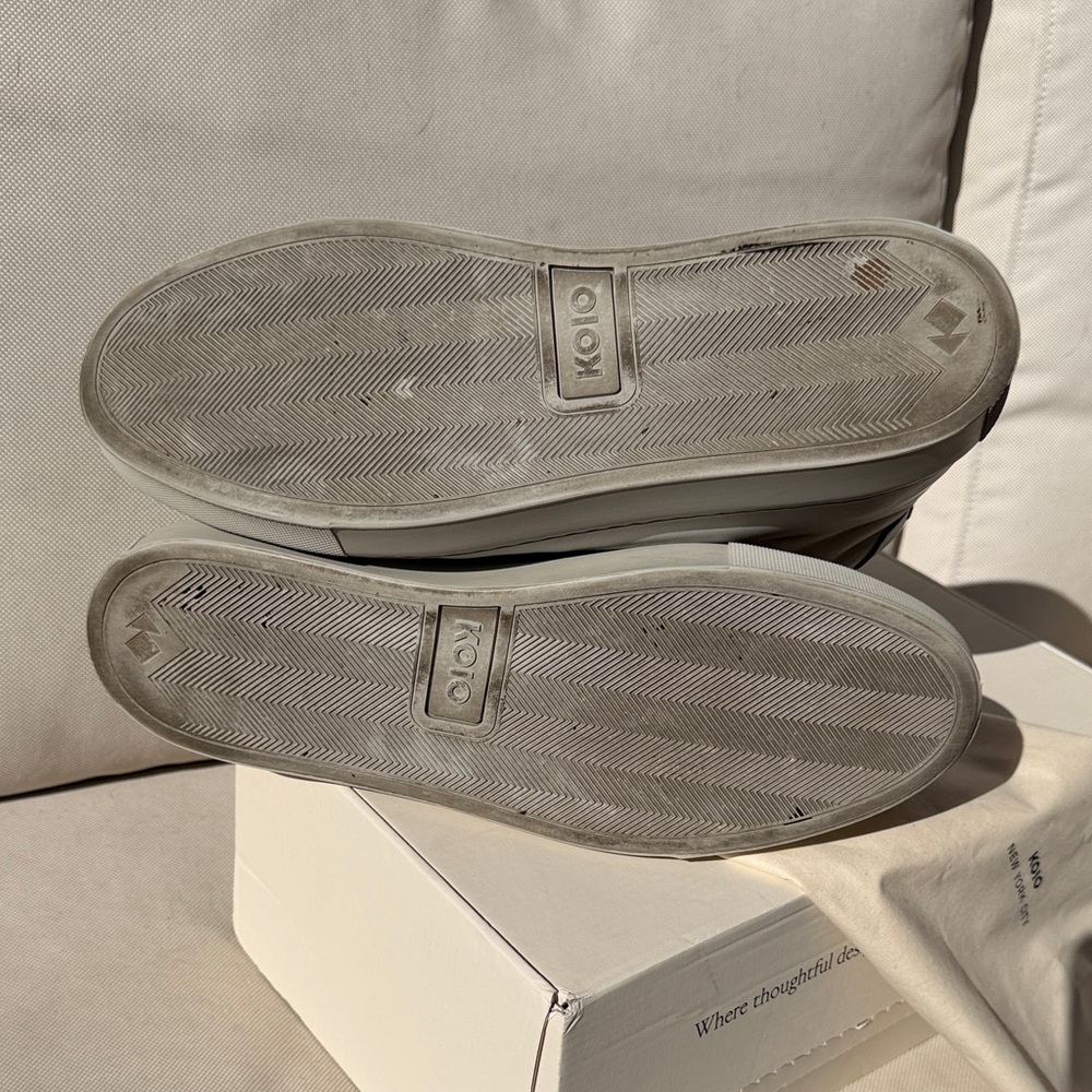 KOIO Capri Mid in Sandstone Gray Italian Leather - Picture 8 of 9